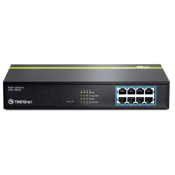 سوییچ 8 پورت POE ترندنت مدل TPE-T80H TRENDnet TPE-T80H 8 Port POE Switch - 2