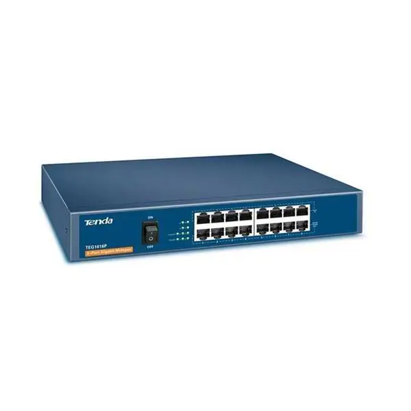 سوییچ 8 پورت گیگابیت تندا مدل TEG1016P Tenda TEG1016P 8-Port Gigabit Midspan Switches - 2