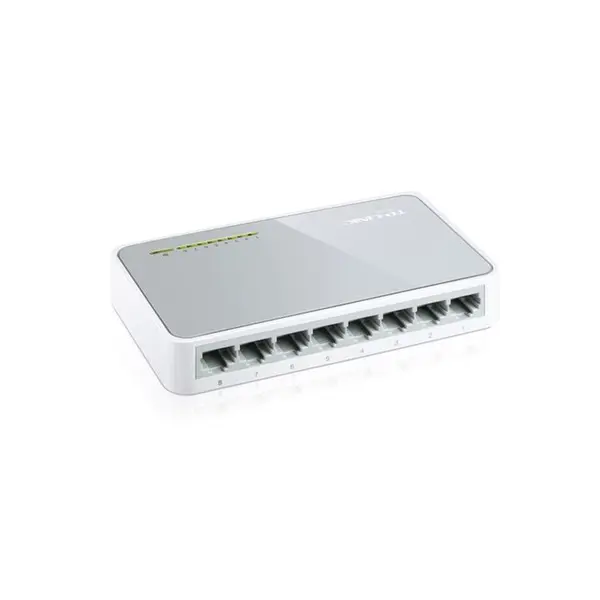 تی پی لینک سوئیچ 8 پورت غیر مدیریتی رومیزی TL-SF1008D TP-LINK TL-SF1008D 8-Port 10/100Mbps Desktop Switch