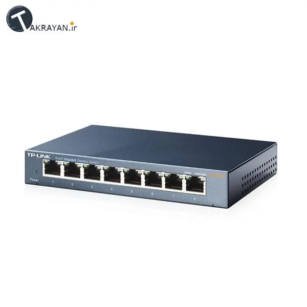 سوییچ گیگابیتی 8 پورت تی پی-لینک مدل TL-SG108 TP-Link TL-SG108 8-Port Gigabit Switch - 3