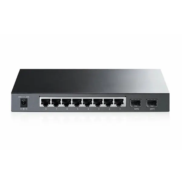 سوییچ 8 پورت گیگابیت و دسکتاپ تی پی-لینک مدل TL-SG2210P TP-LINK TL-SG2210P 8-Port Gigabit Smart Desktop Switch - 4