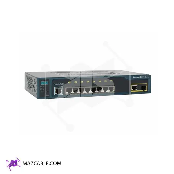 سوئیچ شبکه سیسکو 8 پورت WS-C2960C-8TC-L - 2