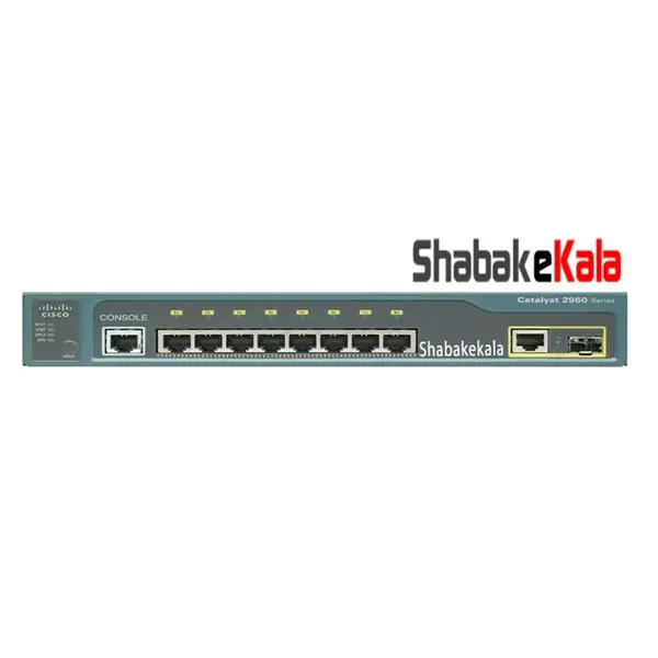 سوئیچ شبکه سیسکو 8 پورت WS-C2960C-8TC-L - 3