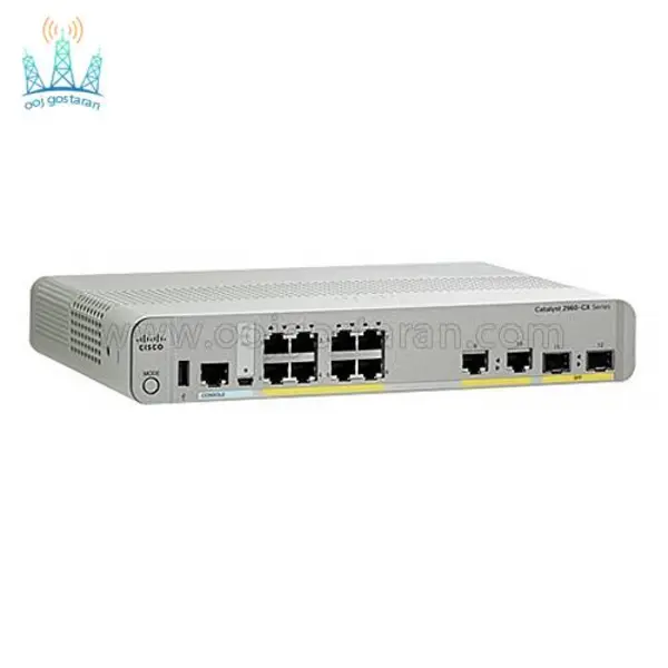 سوئیچ 8 پورت سیسکو مدل WS-C2960CX-8TC-L CISCO WS-C2960CX-8TC-L 8Port Switch - 5