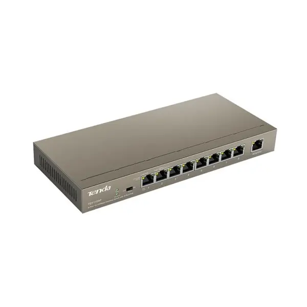 سوئیچ 9 پورت تندا مدل تی ای تی ای اف 1109 پی Tenda TEF1109P Unmanaged Desktop 9 Port Fast Ethernet Switch - 4