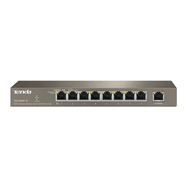 سوییچ 9 پورت گیگابیتی تندا مدل TEG1009P-EI Tenda TEG1009P-EI 9 Port Gigabit Switch - 5