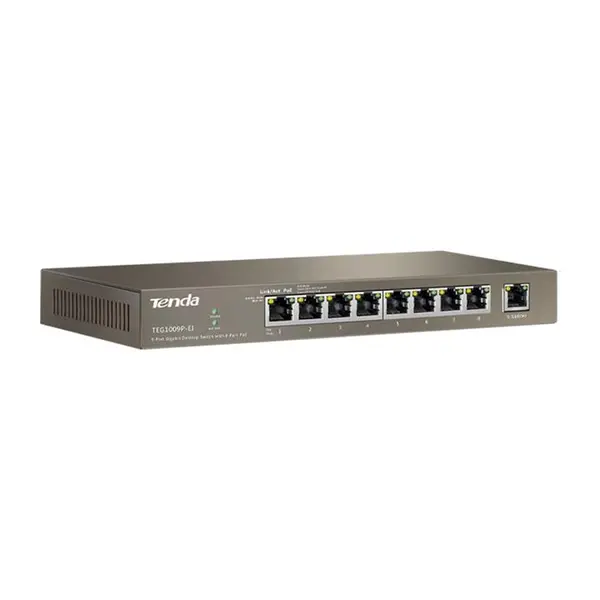 سوییچ 9 پورت گیگابیتی تندا مدل TEG1009P-EI Tenda TEG1009P-EI 9 Port Gigabit Switch - 4