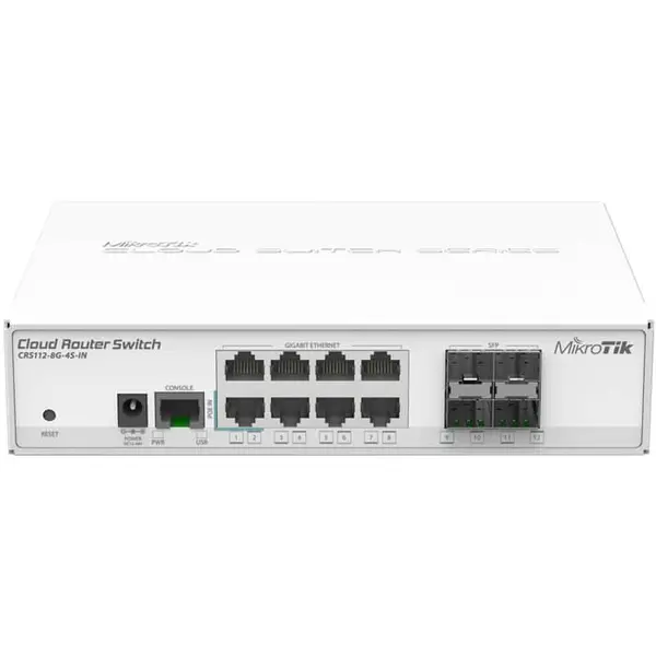 کلود روتر سوییچ میکروتیک مدل CRS112-8G-4S-IN - 4