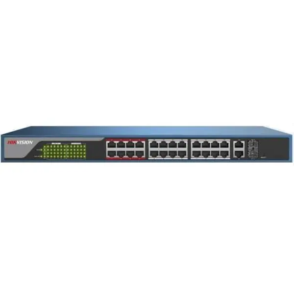 DS-3E1326P-E 26-Port 10/100Mbps Web-Managed PoE Switch سوئیچ 26 پورت مدیریتی هایک ویژن مدل DS-3E1326P-E
