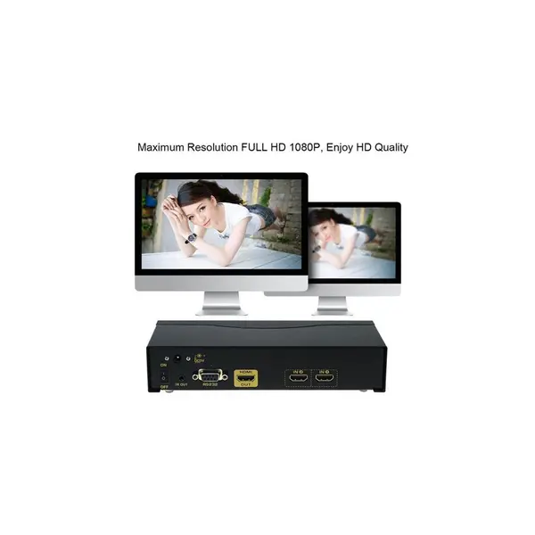 سوئیچ HDMI دو پورت کی نت پلاس مدل KPS7202 KPS7202 2Port Auto HDMI Switch - 4