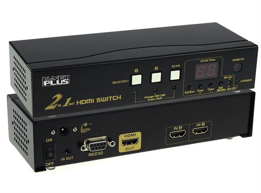 KPS7202 2Port Auto HDMI Switch