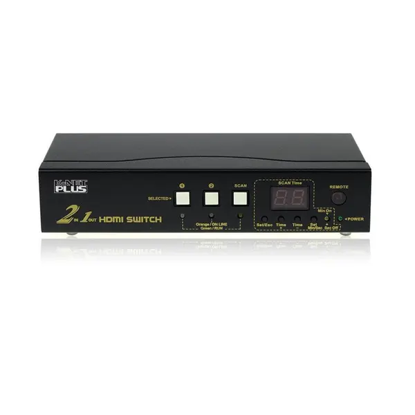 سوئیچ HDMI دو پورت کی نت پلاس مدل KPS7202 KPS7202 2Port Auto HDMI Switch - 2