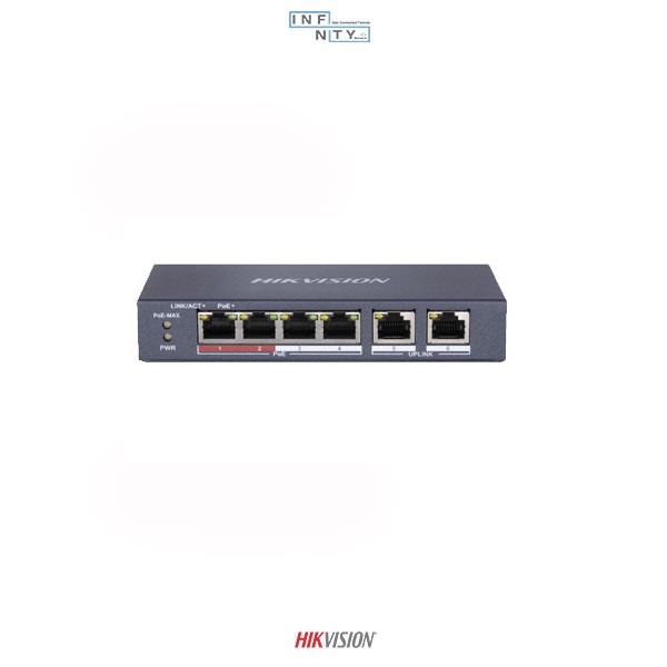 سوئیچ شبکه هایک ویژن Hikvision مدل DS-3E0106P-E
