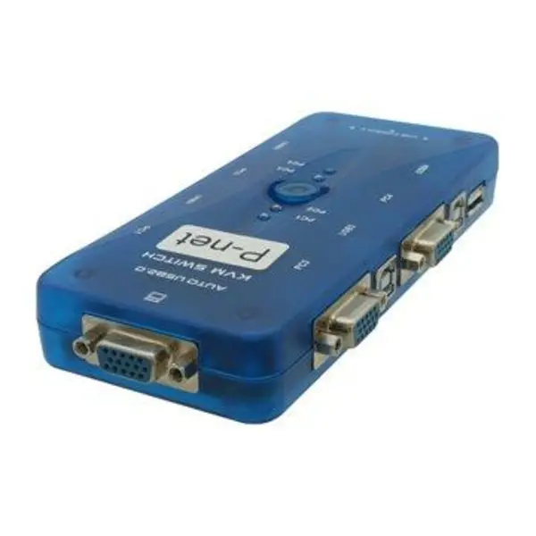 سوئیچ KVM چهار پورت پی نت مدل 104UK P-net 4-Port KVM Switch 104UK - 3