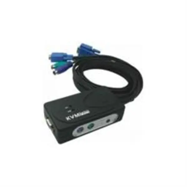 KVM سوئیچ 2 پورت PS/2 فرانت همراه کابل KVM Switch faranet 2port PS2 - 4