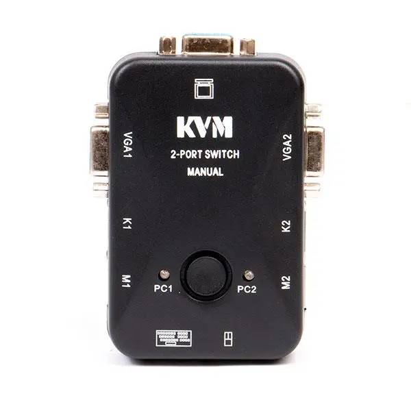 KVM سوئیچ 2 پورت PS/2 فرانت همراه کابل KVM Switch faranet 2port PS2 - 3