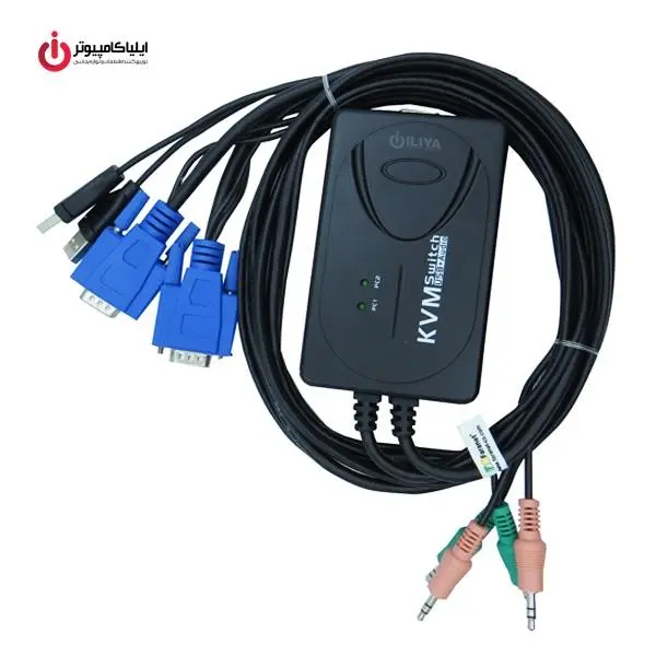 KVM سوئیچ 2 پورت USB Faranet