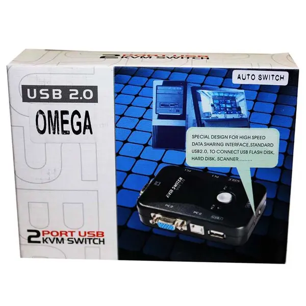 KVM سوئیچ 2 پورت USB فرانت KVM Switch faranet 2port usb - 3