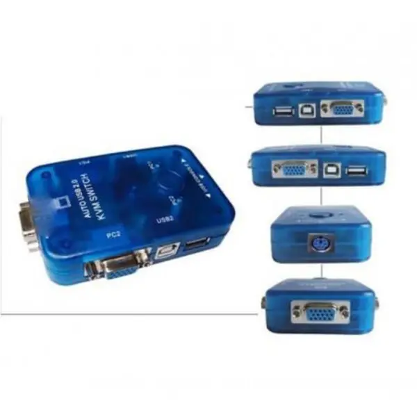 KVM سوئیچ 2 پورت USB اتوماتیک P-net مدل 102UK P-net 2-Port Auto KVM Switch 102UK - 3