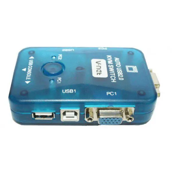 KVM سوئیچ 2 پورت USB اتوماتیک P-net مدل 102UK P-net 2-Port Auto KVM Switch 102UK