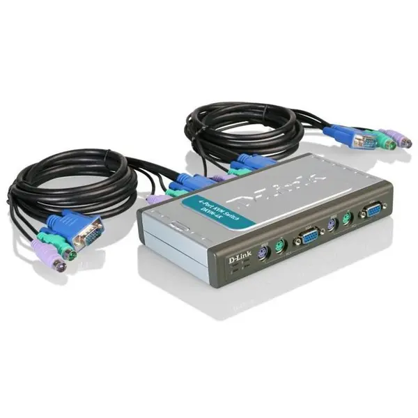 سوییچ KVM دی-لینک مدل DKVM-4K برای 4 عدد کامپیوتر D-Link DKVM-4K KVM Switch for 4 PCs - 3