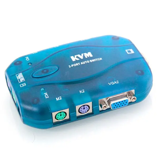 سوییچ دو پورت KVM پی نت مدل FJ-102 P-net FJ-102 2Port KVM Switch - 2