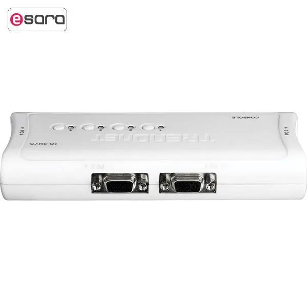 سوییچ KVM چهار پورت ترندنت مدل TK-407K TRENDnet TK-407K 4-Port KVM Switch