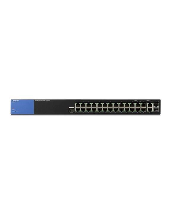 Linksys LGS528P 28-PORT MANAGED BUSINESS GIGABIT POE+ SWITCH