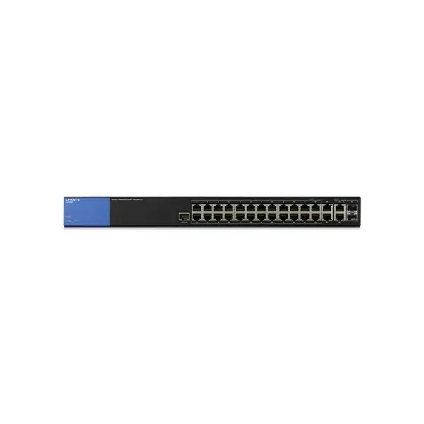 Linksys LGS528P 28-PORT MANAGED BUSINESS GIGABIT POE+ SWITCH - 4