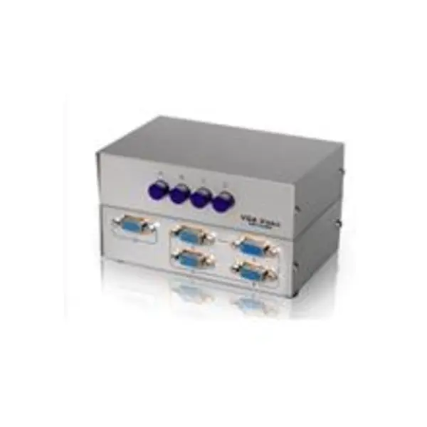 P-Net 4Port Manual VGA Switch - 2