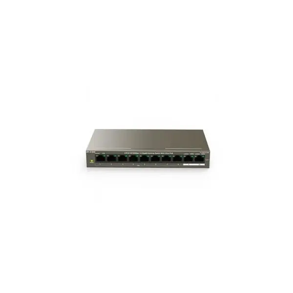 سوئیچ POE غیر مدیریتی با 8 پورت 10/100 دو پورت گیگابیت آی پی کام F1110P-8-102W IP-COM RAIDMAX - 4
