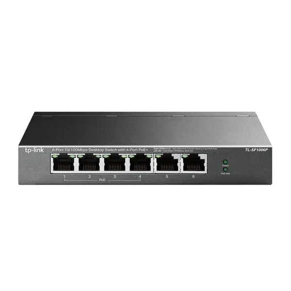 سوئیچ شبکه PoE گیگابیت تی پی لینک Tp-Link TL-SF1006P - 3