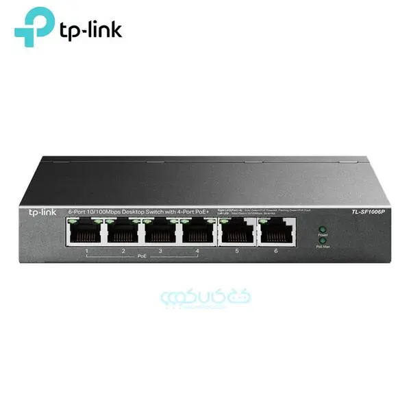 سوئیچ شبکه PoE گیگابیت تی پی لینک Tp-Link TL-SF1006P - 2