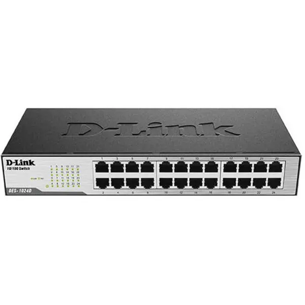 Switch: D-Link 24-Port Fast Ethernet Unmanaged DES-1024D
