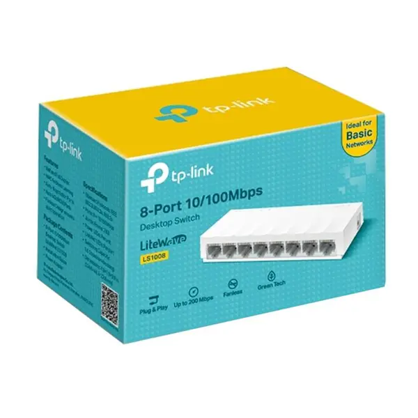 سوئیچ شبکه TP-Link LS1008 switch tplink ls1008 - 4
