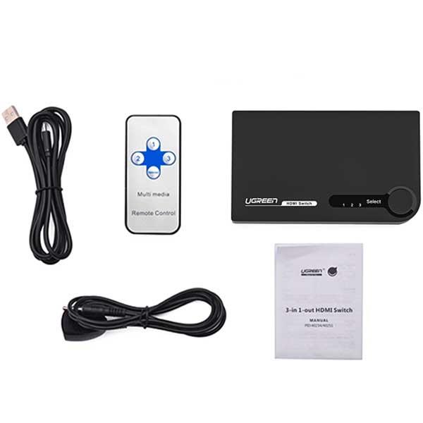 سوییچ UGREEN 3Port HDMI