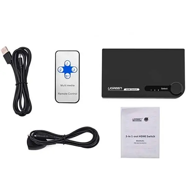 سوییچ UGREEN 3Port HDMI - 3