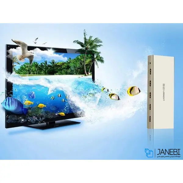 سوییچ چهار پورت اچ دی ام آی یوگرین Ugreen HDMI 1x4 Amplifier Splitter - 4