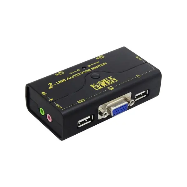 سوئیچ دو پورت VGA کی نت پلاس مدل KPM9021 KNETPLUS KPM9021 VGA Switch 2Port - 5