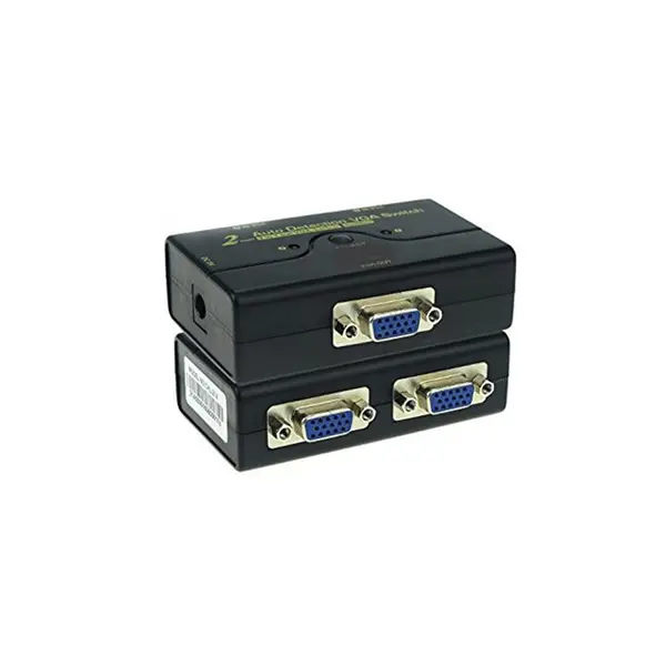 سوئیچ دو پورت VGA کی نت پلاس مدل KPM9021 KNETPLUS KPM9021 VGA Switch 2Port - 4