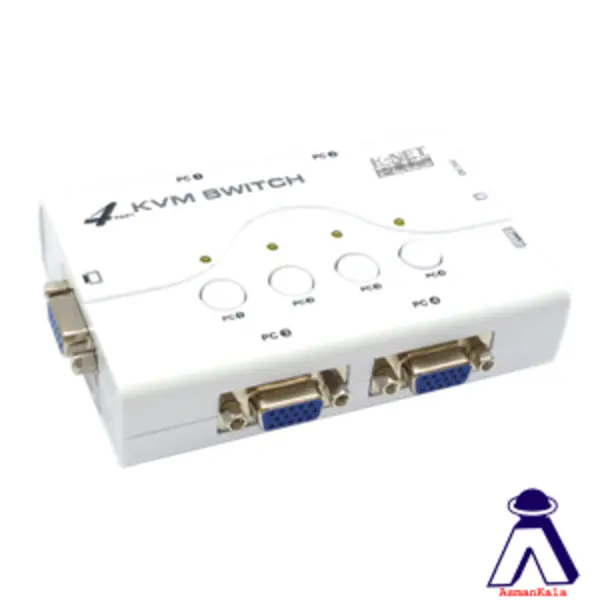 سوییچ دو پورت VGA KVM کی نت پلاس مدل KPP612 KNETPLUS KPP612 Auto VGA KVM 2Port - 2