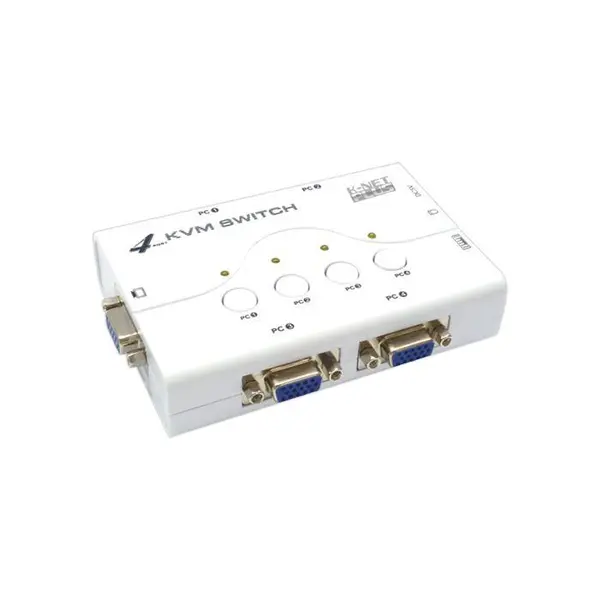 سوییچ VGA KVM چهار پورت PS2 کی نت پلاس مدلKP-P614 KNETPLUS KP-P614 VGA KVM Switch 4port - 2