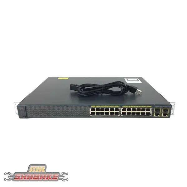 سوئیچ شبکه سیسکو WS-C2960-24PC-S - 2