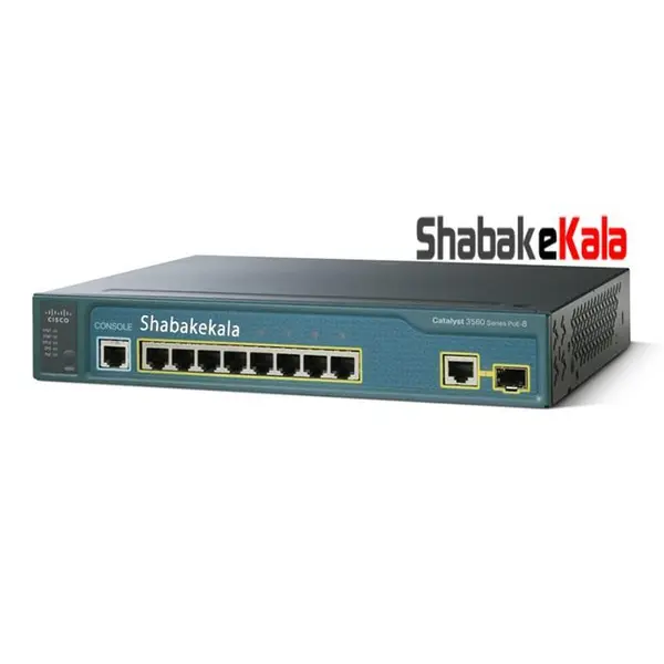 سوئیچ سیسکو مدل WS-C3560-8PC-S - 2
