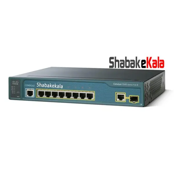 سوئیچ سیسکو مدل WS-C3560-8PC-S - 4