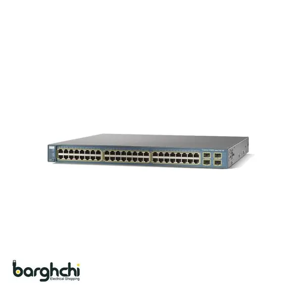 سوئیچ سیسکو مدل WS-C3560G-48PS-S - 3