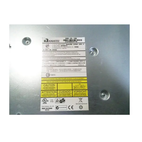 سوئیچ سیسکو WS-C3750G-48PS-S Cisco WS C3750G 48PS S Switch - 4