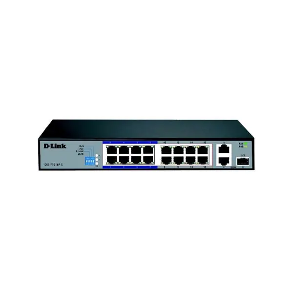 سوئیچ 16 پورت دی لینک DES-F1016P-E - 5