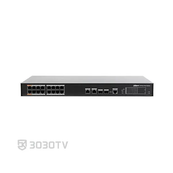 سوییچ 16 پورت داهوا مدل DH-PFS4218-16ET-190 DAHUA DH-PFS4218-16ET-190 16-Port Switch - 3