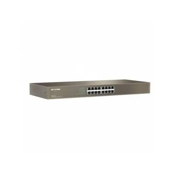 سوئیچ 16 پورت غیر مدیریتی رکمونت آی پی کام G1016G 16-Port Gigabit Unmanaged Rackmount Switch